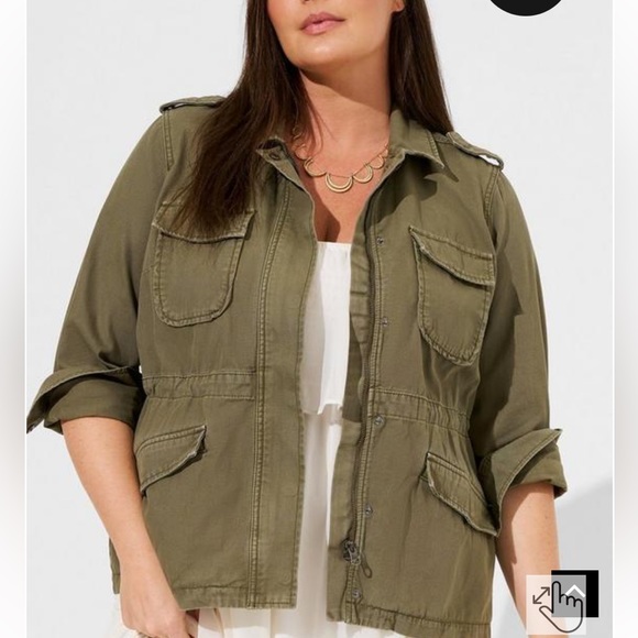 torrid Jackets & Blazers - NWT, Torrid, Canvas Anorak